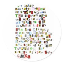 Lord's Prayer Sticker