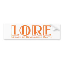 LORE Bumper Sticker bumper stickers