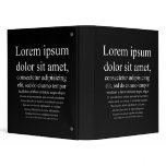 Lorem Ipsum 3 Ring Binders