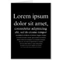 Lorem Ipsum cards