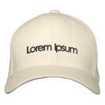 Lorem Ipsum embroidered hats