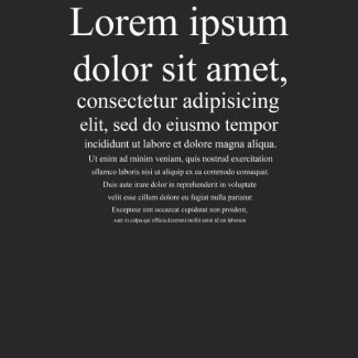Lorem Ipsum T-Shirt shirt