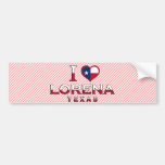 Lorena, Tejas Etiqueta De Parachoque