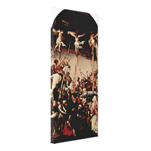 Lorenzo Lotto - Crucifixion Stretched Canvas Print