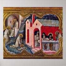 Lorenzo Monaco - Scene from life of St Benedict Poster