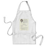 Loretta Young Chicken and Wine Recipe Apron