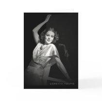 Loretta Young Portrait Greeting Card