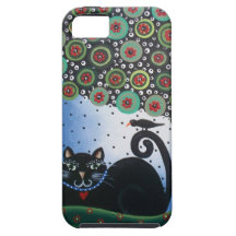 Lori Everett_ Day Of The Dead_ Black Cat_Mexican iPhone 5 Cover