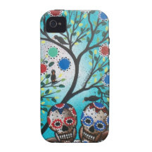 Lori Everett_ Day Of The Dead_Mexican_Skulls_DOD iPhone 4/4S Covers