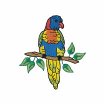 Lorikeet embroidered shirts