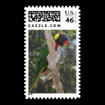 Lorikeet on Limb stamps