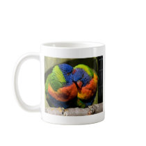 Lorikeets in Love Coffee Mugs