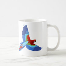 Loros azules tazas de café