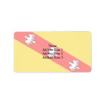 Lorraine, France flag Custom Address Label