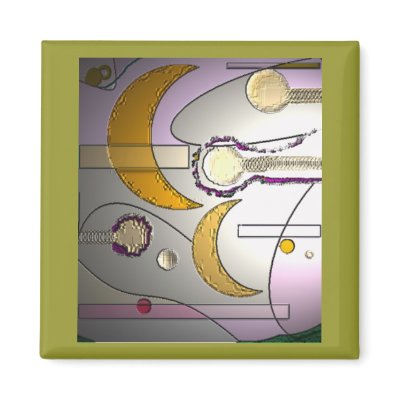 Lorret MooNs Fridge Magnet by 3DMOONMAN