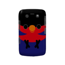 Lory Negro-capsulado Case-Mate Blackberry Fundas