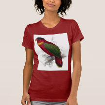 Lory Negro-Capsulado de Edward Lear Camiseta