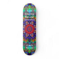 Los Alamos - Stained Glass Garden Beyond the Sun Custom Skateboard