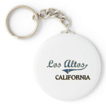 Los Altos California City Classic Key Chains