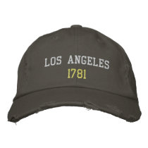 Los Angeles 1781 Embroidered Baseball Cap
