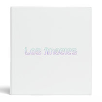 Los Angeles 3 Ring Binder