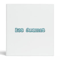 Los Angeles 3 Ring Binder