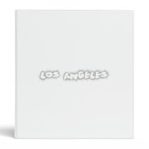 Los Angeles 3 Ring Binder