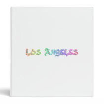 Los Angeles 3 Ring Binder