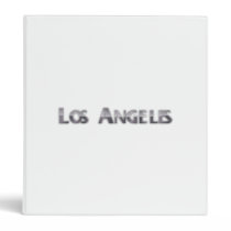 Los Angeles 3 Ring Binder