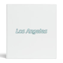 Los Angeles 3 Ring Binders