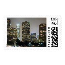 Los Angeles At Night Postage