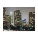 Los Angeles At Night postcards