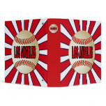 LOS ANGELES BASEBALL BINDER