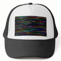 Los Angeles Black Background Hat by SjStevenson Los Angeles Black Background Hat