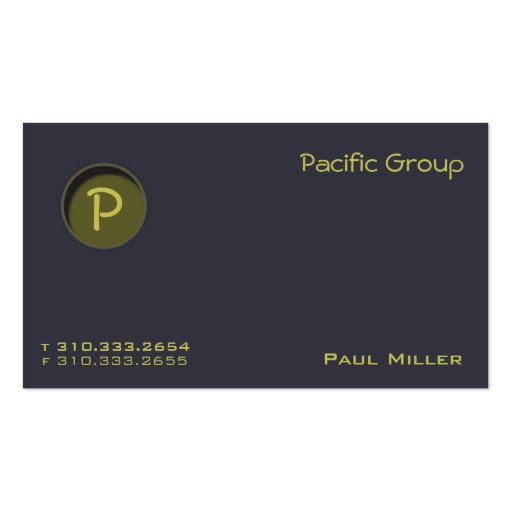 Los Angeles Business Card Templates (front side)