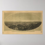 Los Angeles California 1888 Panoramic Map posters
