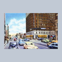 Los Angeles California Hollywood and Vine canvas prints