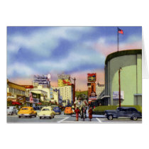 Los Angeles California Sunset and Vine Greeting Cards