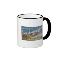 Los Angeles, CaliforniaLarge Letter Scenes Mugs