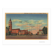 Los Angeles, CAView of U.S.C. Campus Postcard