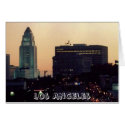 Los Angeles City Hall at dusk card by quetzal323 Los Angeles City Hall at dusk card