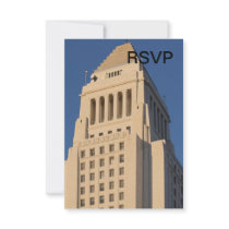 Los Angeles City Hall Personalized Invitations
