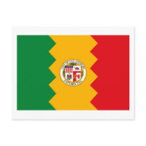 Los Angeles Flag Postcard