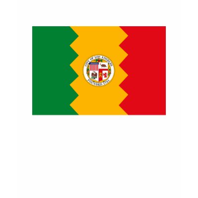 Los Angeles Flag T-shirt by FlagTshirts