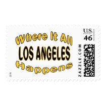 Los Angeles Happens postage