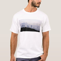 Los Angeles in the Fog t-shirts
