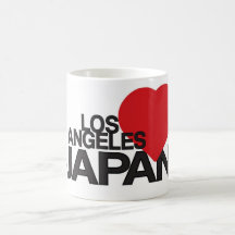 Los Angeles Loves Japan Coffee Mugs
