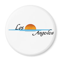 Los Angeles Fridge Magnet