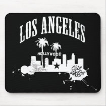 Los Angeles mousepads by myzazzledesigns Los Angeles mousepads