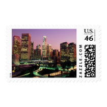 Los Angeles Night Lights Stamp